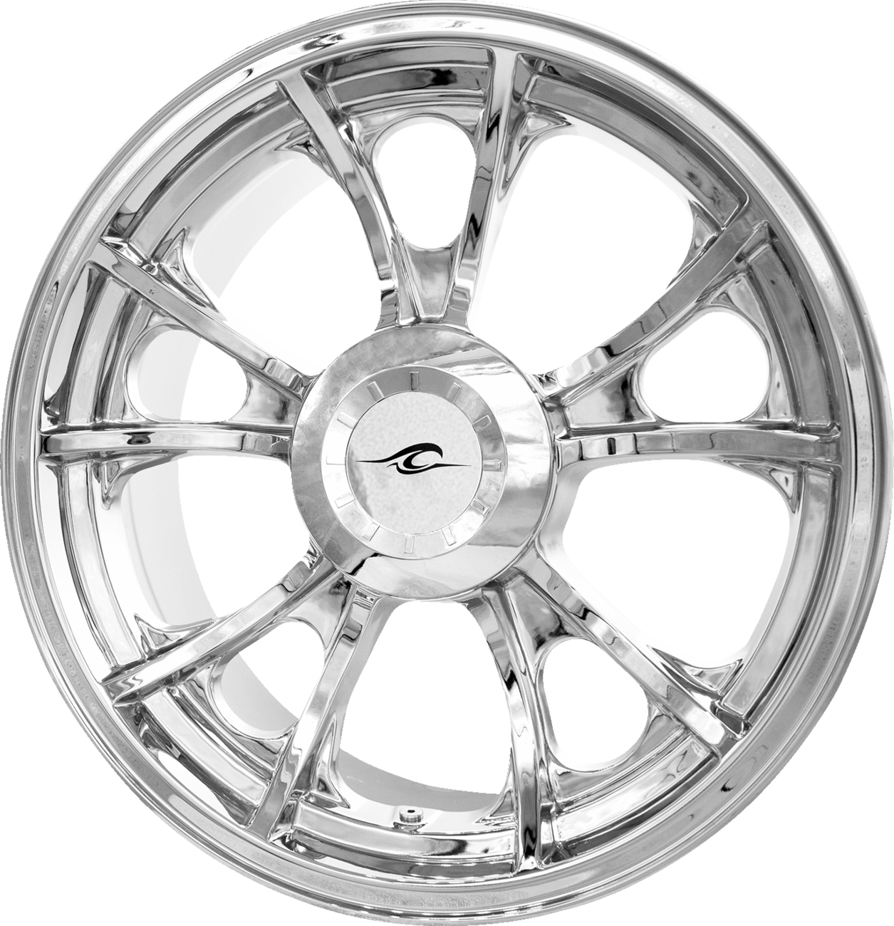 Coastal Moto Wheel - Largo 3D - Rear - Single Disc/With Or Without ABS - Chrome - 18x7