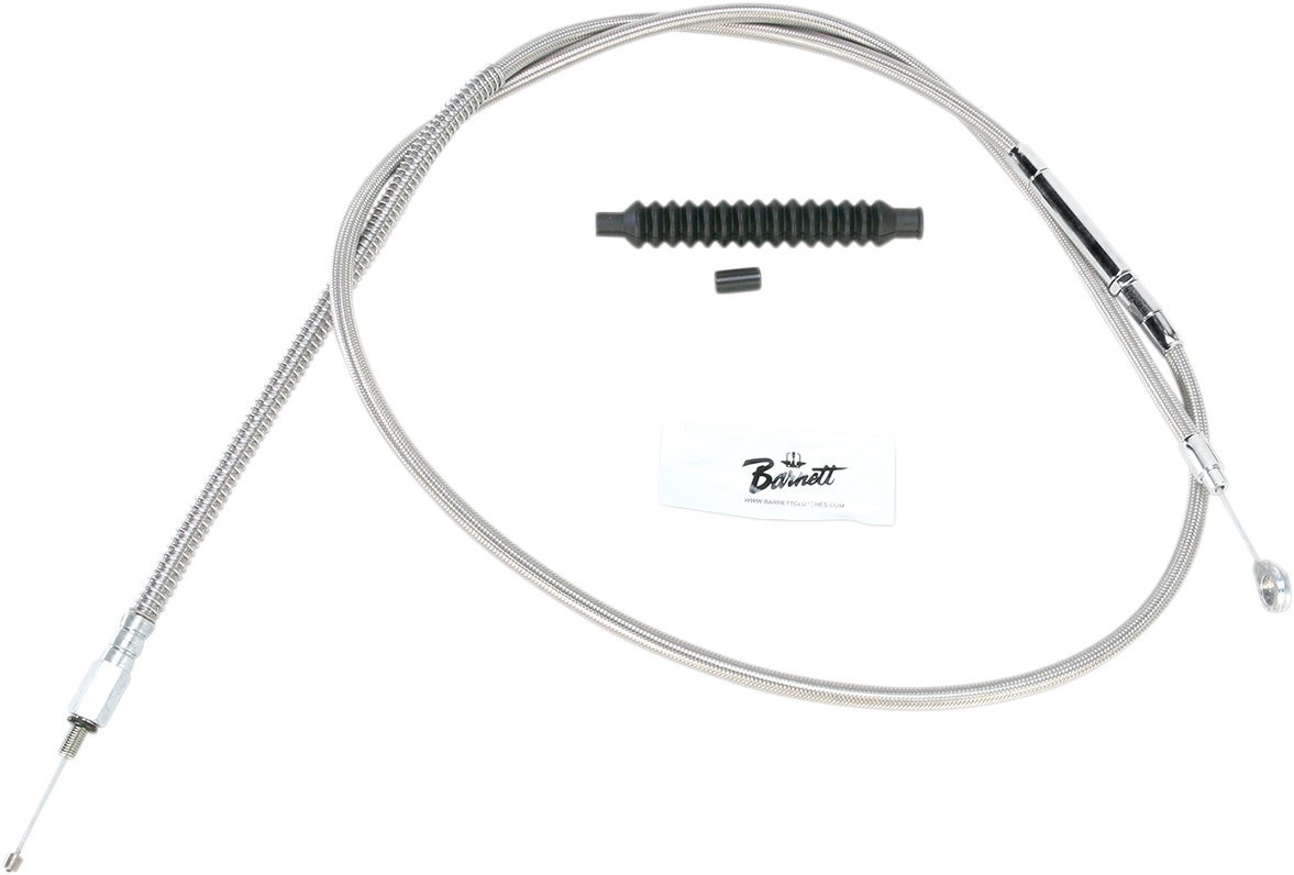 Barnett High-Efficiency Stainless Steel Clutch Cable For Harley-Davidson - +8" - '07 Touring