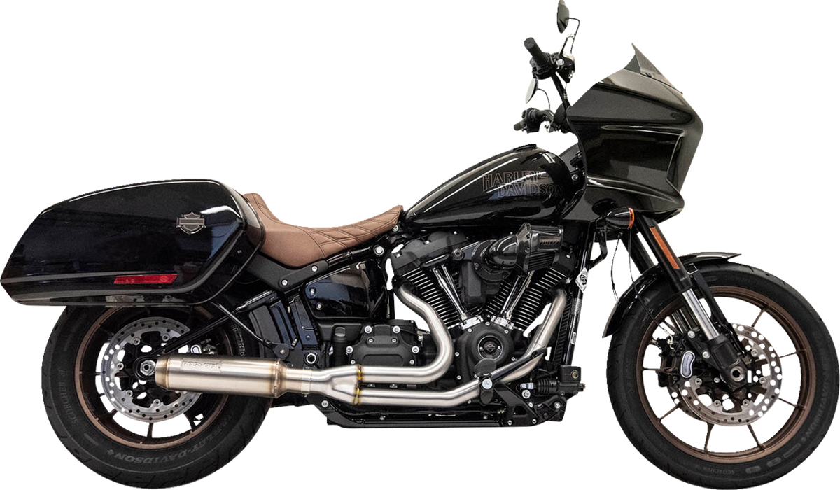 Bassani Xhaust 2-Into-1 Stainless Exhaust System With 4" Super Bike Muffler