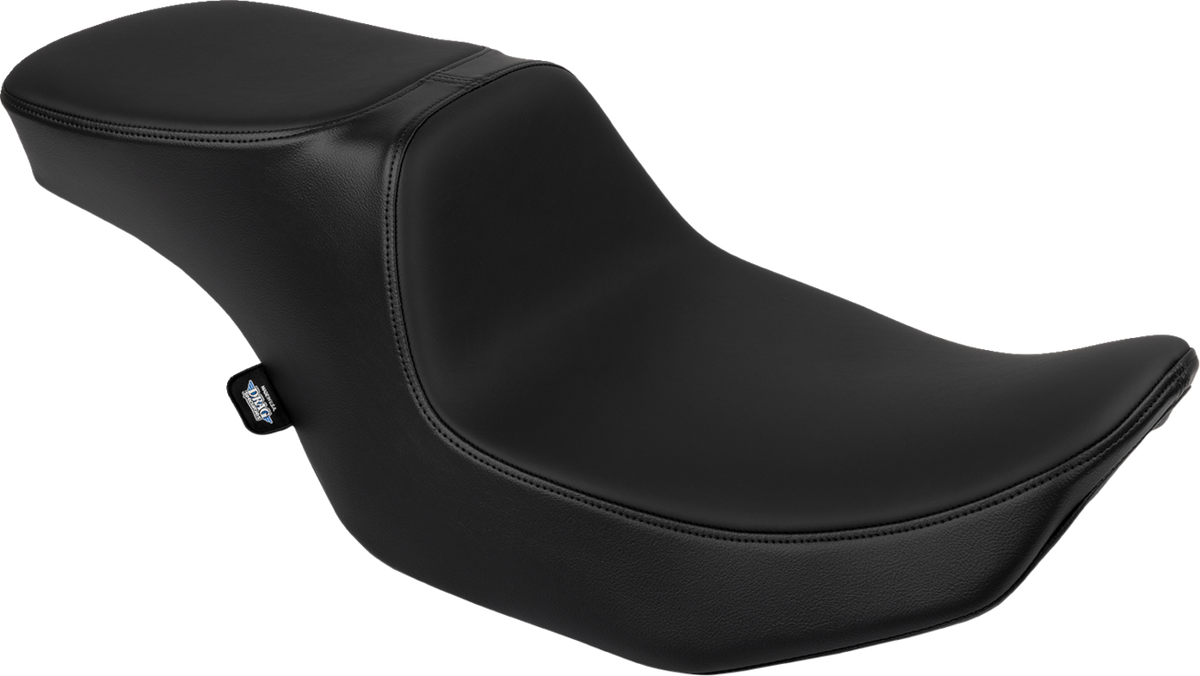 Drag Specialties Seats Predator 2-Up Seat - Solar Leather - Smooth - W/O Backrest - FLT/FLH '23-'24