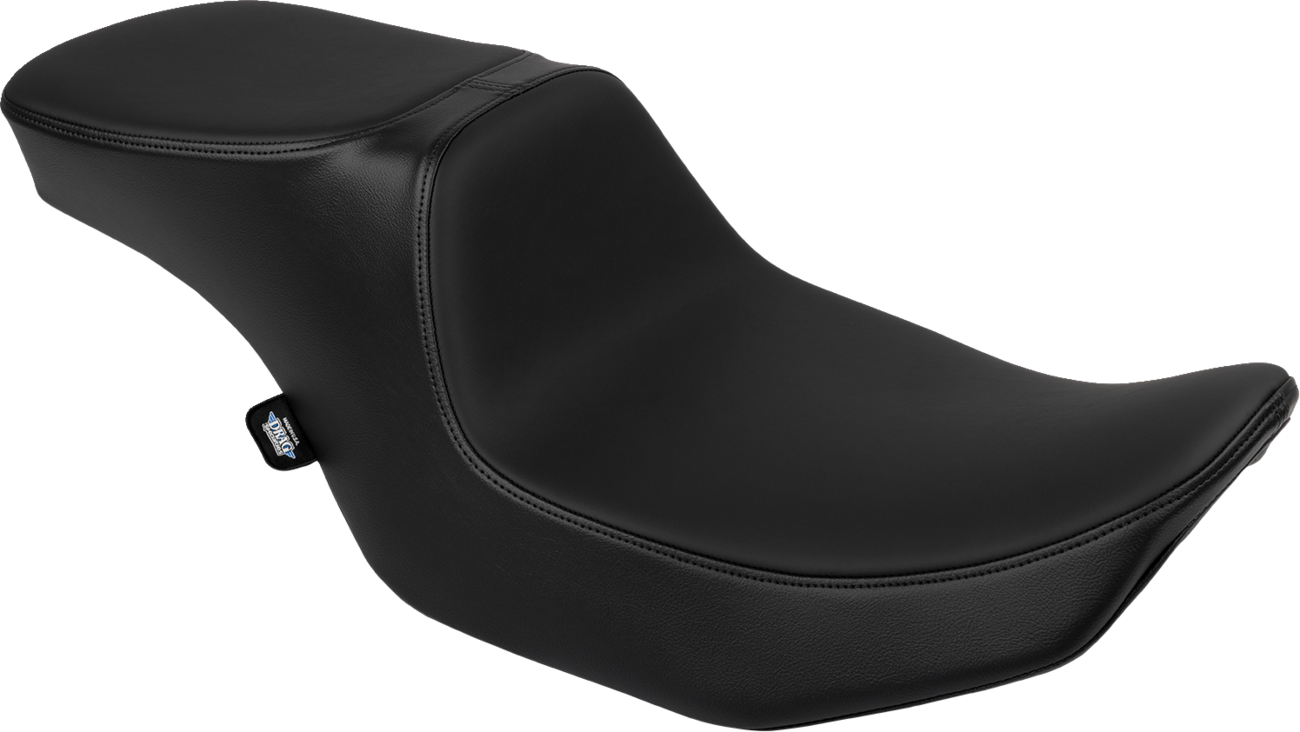 Drag Specialties Seats Predator 2-Up Seat - Solar Leather - Smooth - W/O Backrest - FLT/FLH '23-'24