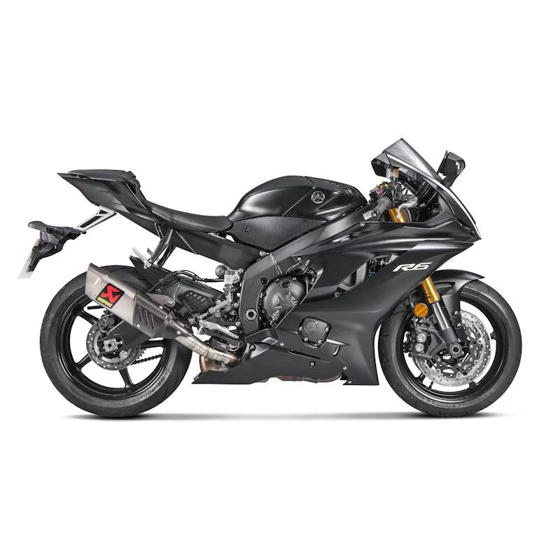 Akrapovic GP Slip On Titanium Exhaust Kit For Yamaha R6 2017 To 2019