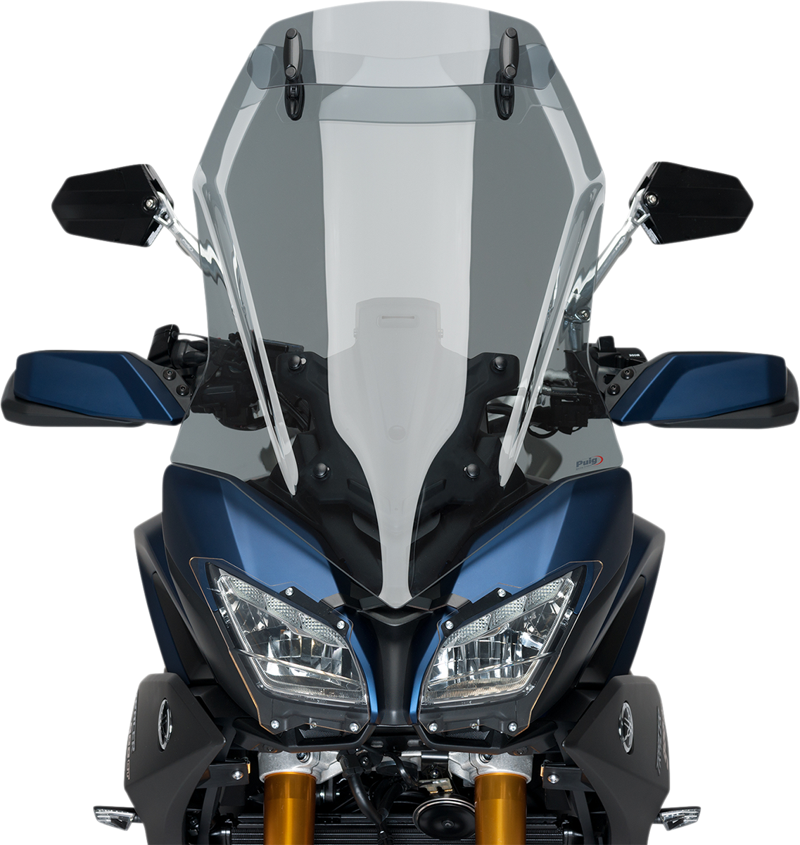 PUIG HI-Tech Parts Mirror - Explorer - Side View - Right - Diamond - Black