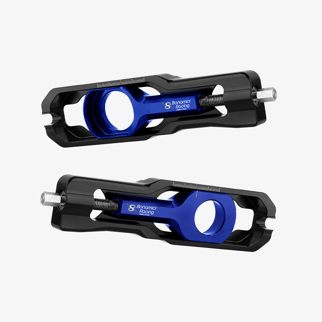 Bonamici Racing Chain Adjuster - Yamaha YZF R9 - Blue