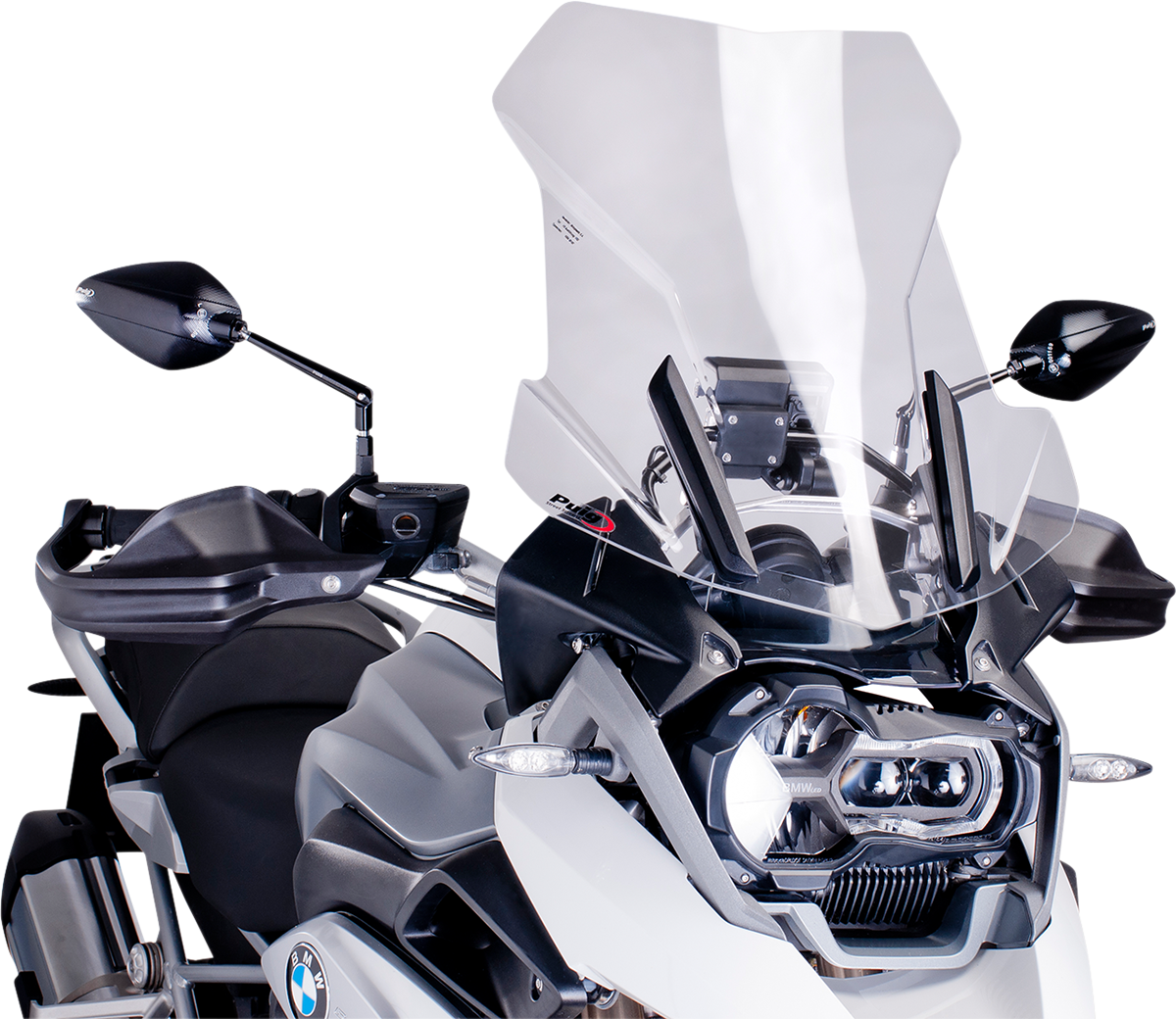 PUIG HI-Tech Parts Touring Windscreen - 21-1/2" - Clear - BMW