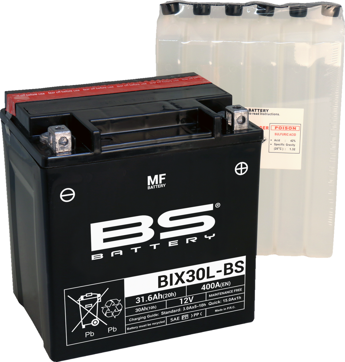 BS Battery Battery - BIX30L-BS (YIX)