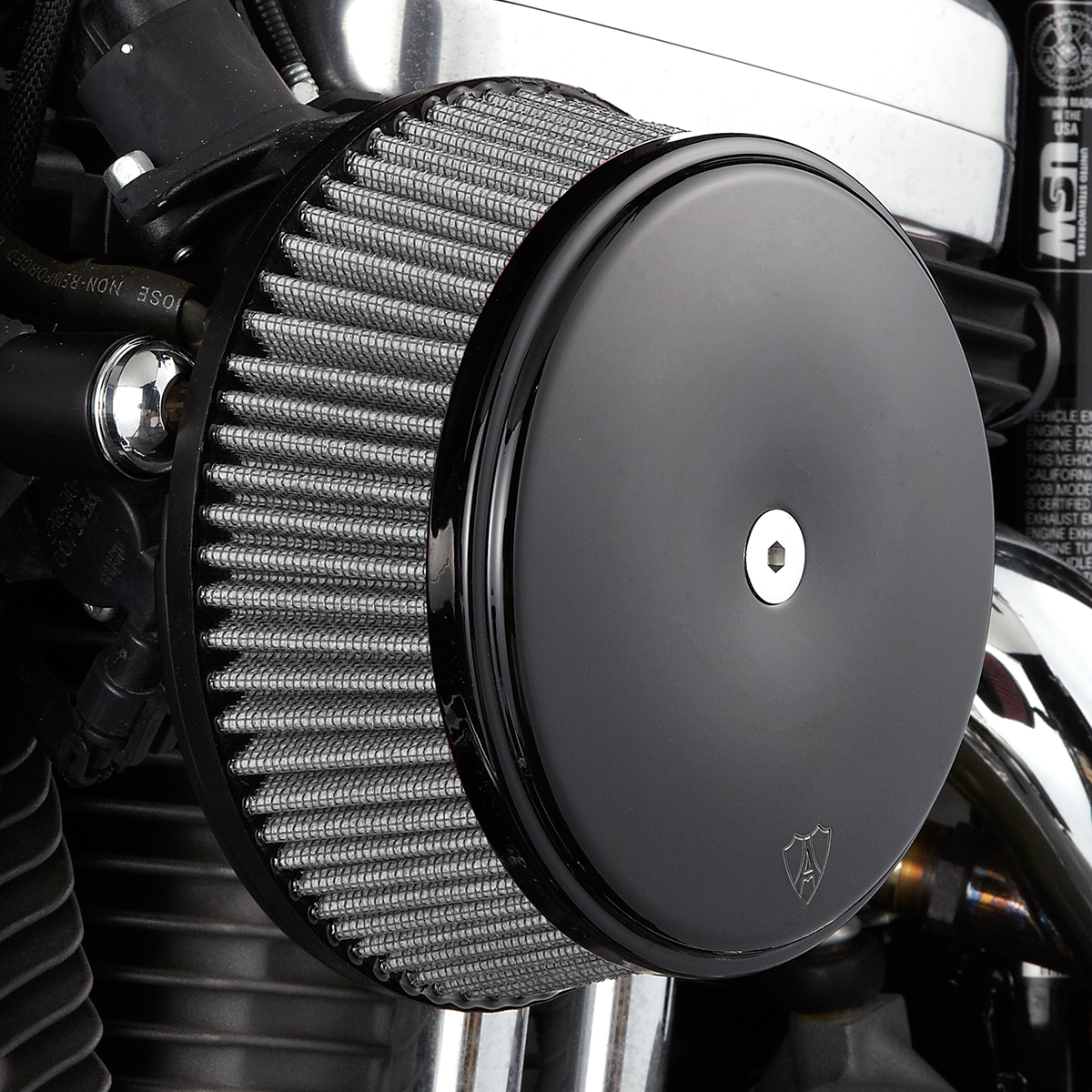 Arlen NESS Big Sucker™ Stage I Air Filter Kit - Wrinkle Black