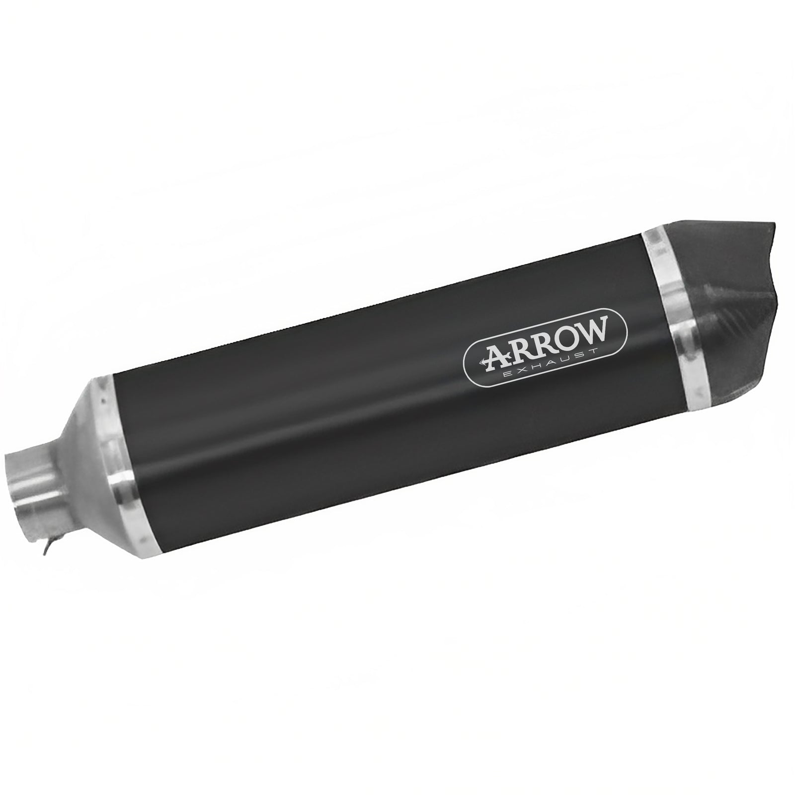 73514AKN Race-Tech Aluminium Dark Slip On With Carbon End Cap
