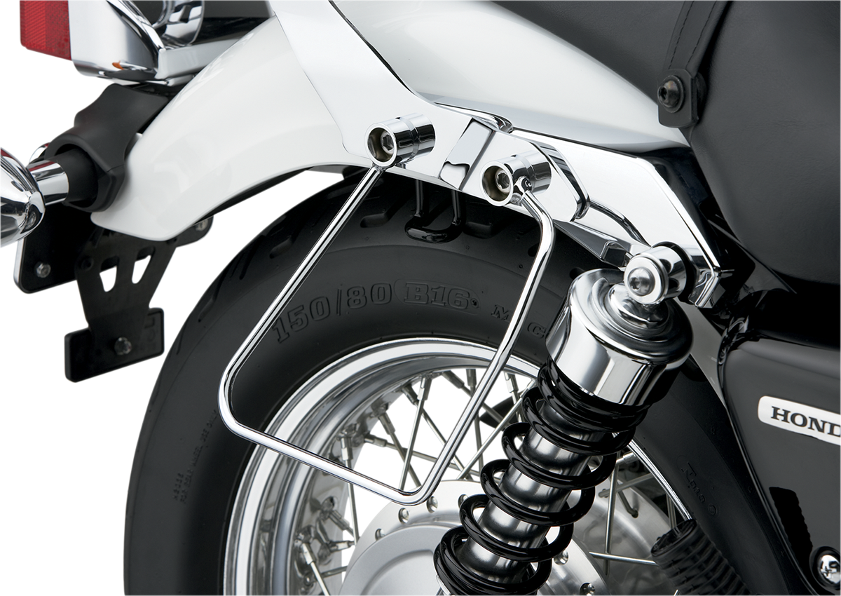 Cobra Saddlebag Supports - Chrome - Honda VT750 '10-'13