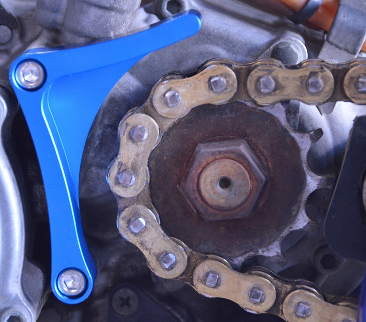 PSR Case Saver/Sprocket Cover - Blue - Yamaha