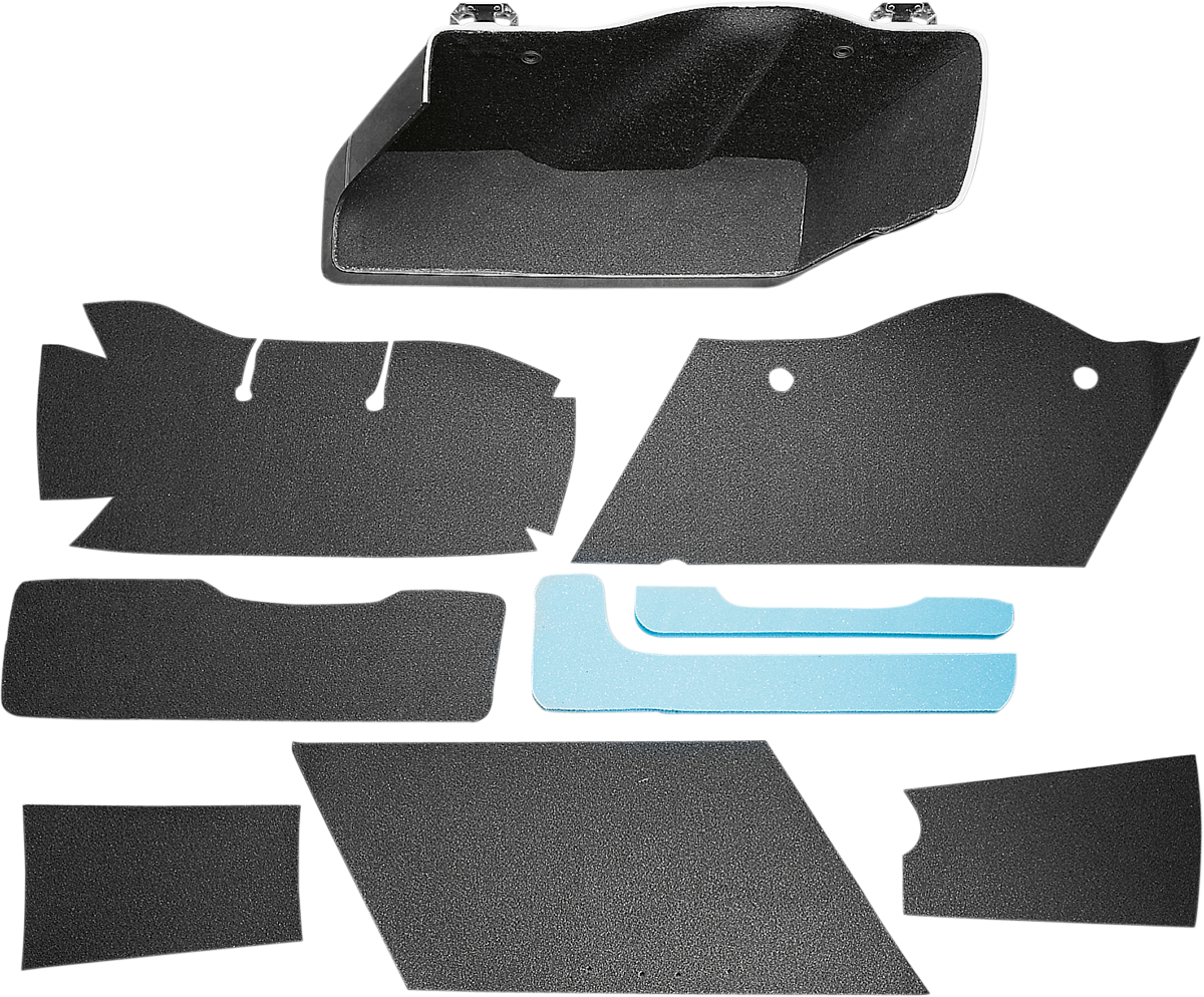 Drag Specialties Seats Saddlebag Lining Kit - Black - FL '93-'13