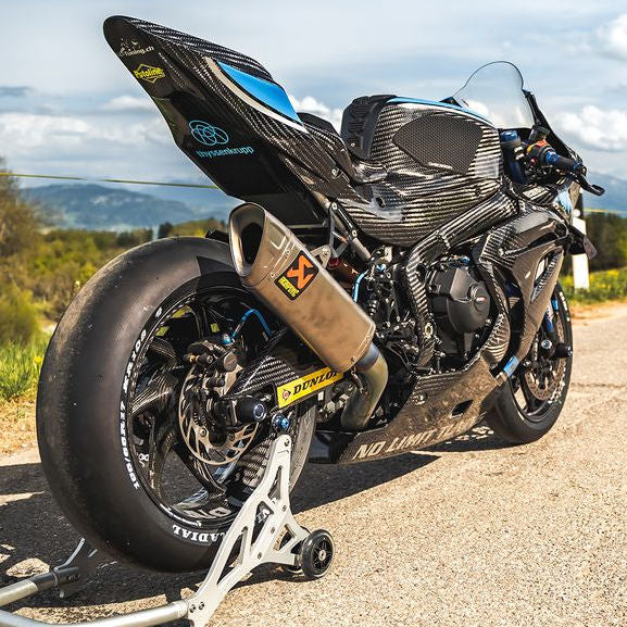 Thyssenkrupp Braided Carbon Fiber Wheel Set for GSXR 1000 1000R