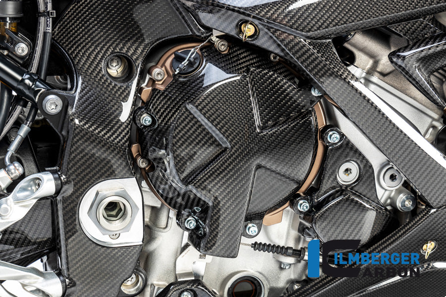 Ilmberger Carbon Clutch Case Cover BMW S1000RR 2020-2026 - Gloss / Twill