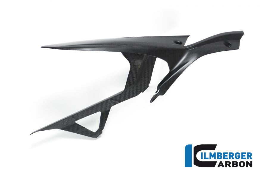 Ilmberger Carbon Rear Hugger Including Upper Chain Guard Ducati MTS 1200 2016 Enduro - Matte