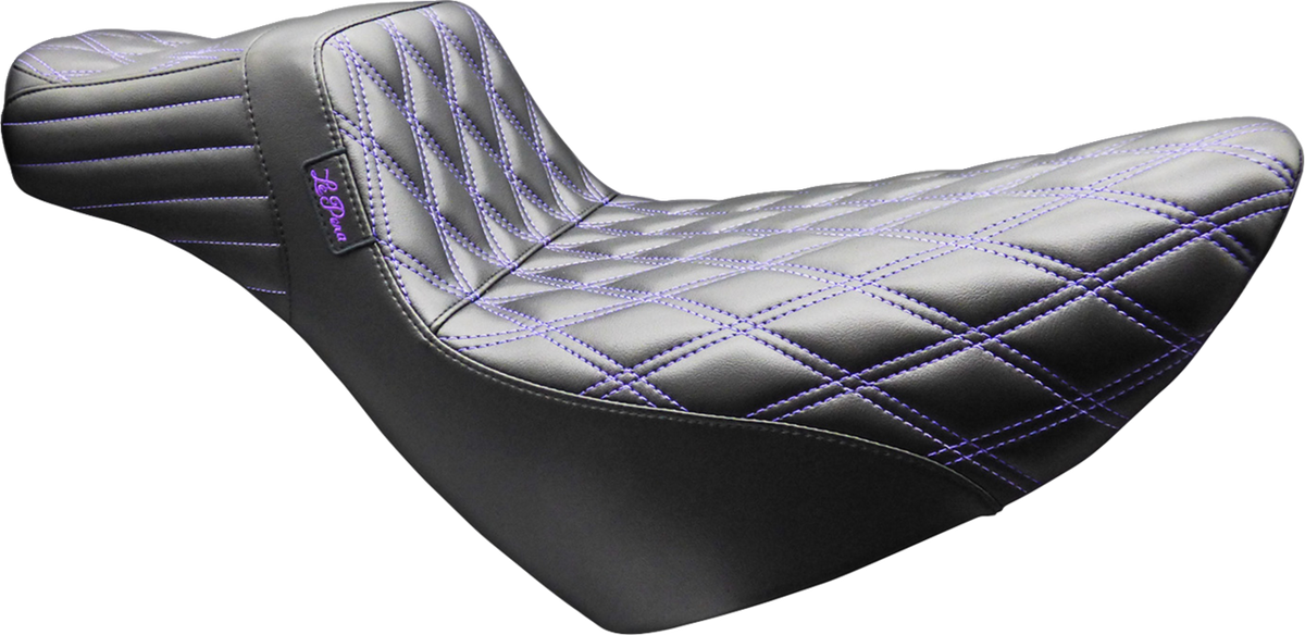 Le Pera Tailwhip Daddy Long Legs Seat - Double Diamond - Purple Stitch - FL/FX '18-'26