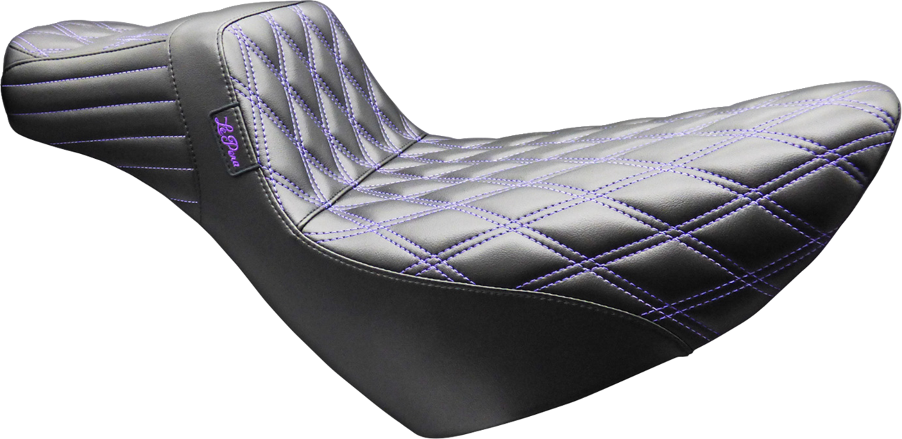 Le Pera Tailwhip Daddy Long Legs Seat - Double Diamond - Purple Stitch - FL/FX '18-'26