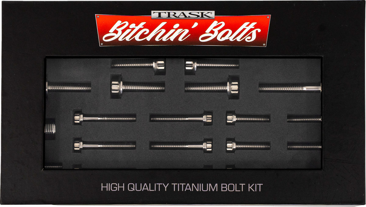 Trask Bitchin' Bolts Hardware Kit - Titanium - M8 - Transmission