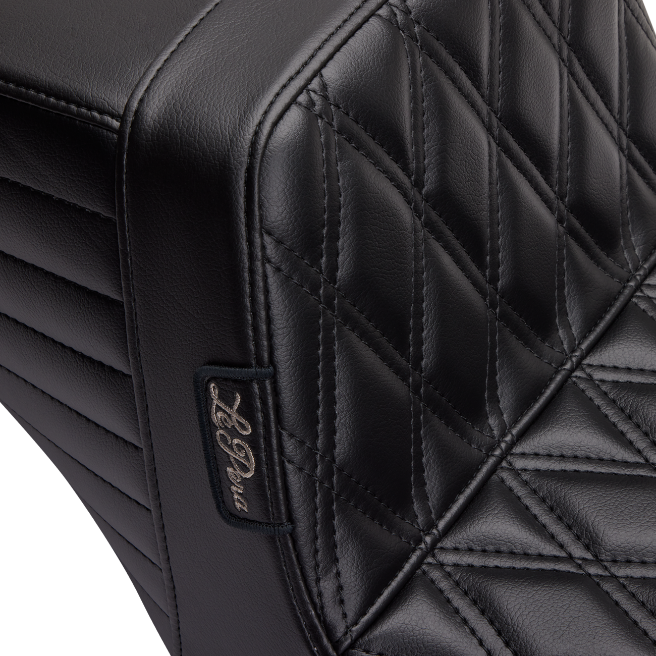 Le Pera Kickflip Seat - Double Diamond - Black - FL '97-'07