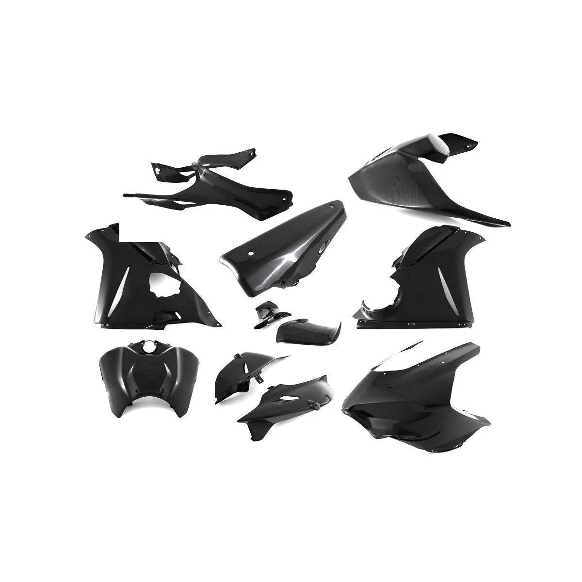 Fullsix Carbon Fiber Race Fairing Kit For Panigale V4 V4S Tricolore