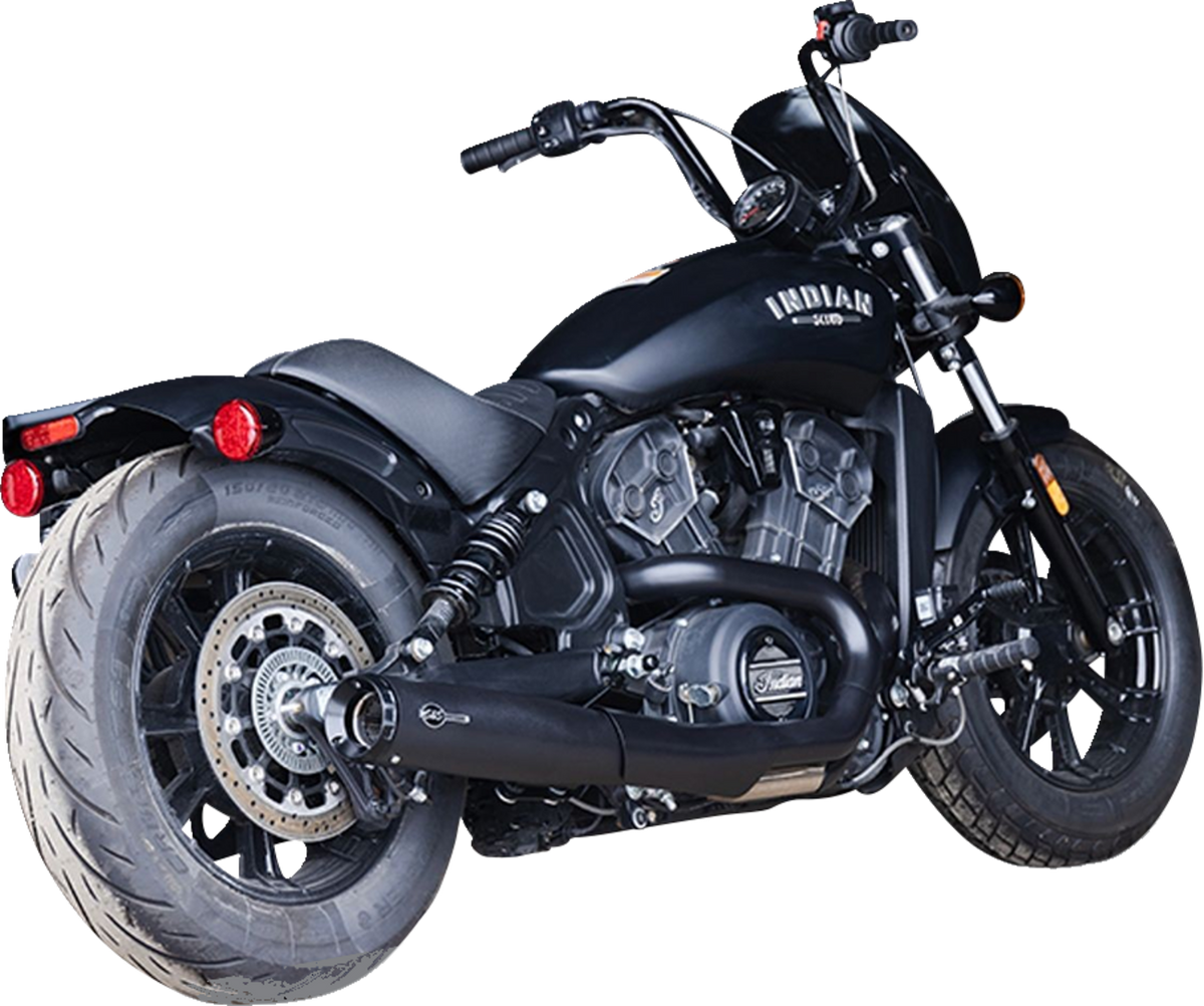 S&S Cycle 2-Into-1 Grand National Exhaust System - Black - Race Only
