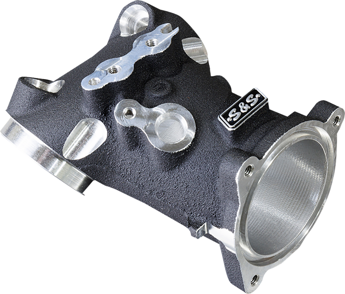 S&amp;S Cycle CNC-Ported 55 MM Intake Manifold - M8 - 55 MM - Black