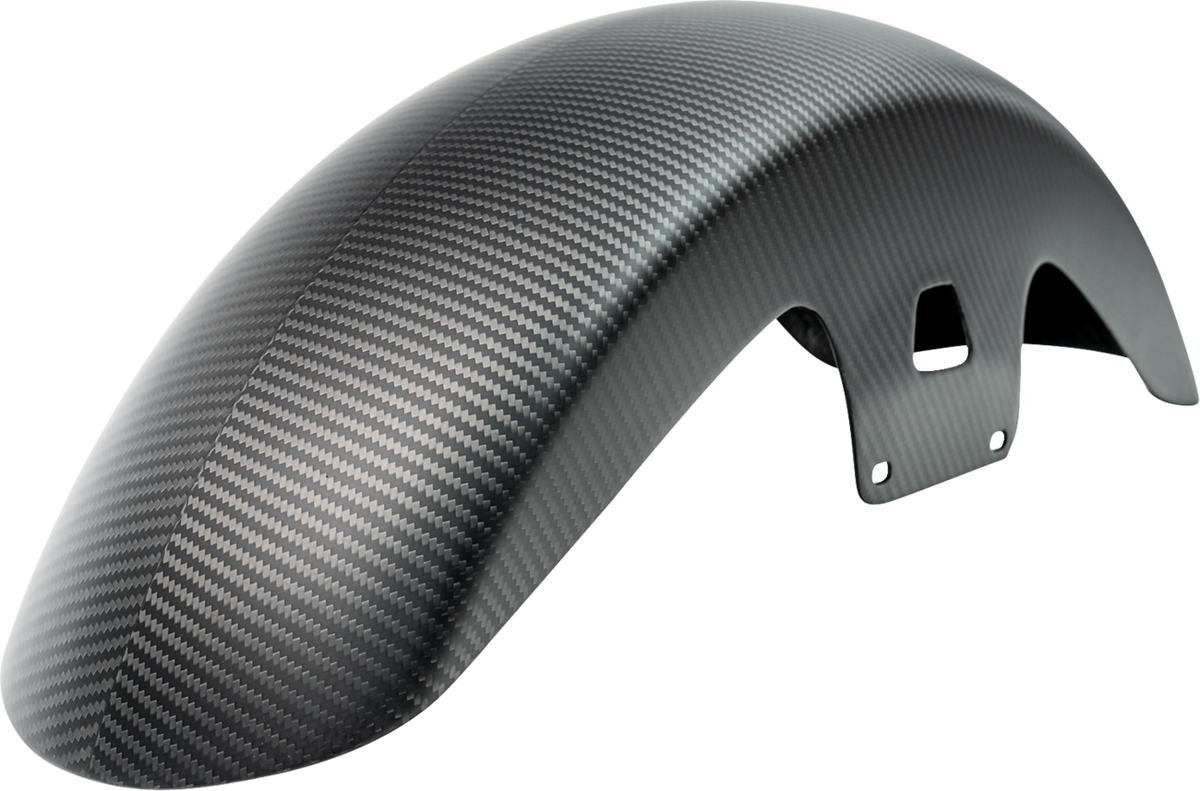 Slyfox Front Fender - Mid Length - Carbon Fiber/Matte - HD '14-'25