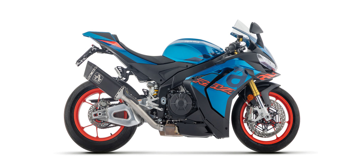 71004PTN Pista Titanium Dark Slip On With Stainless Steel Link Pipe