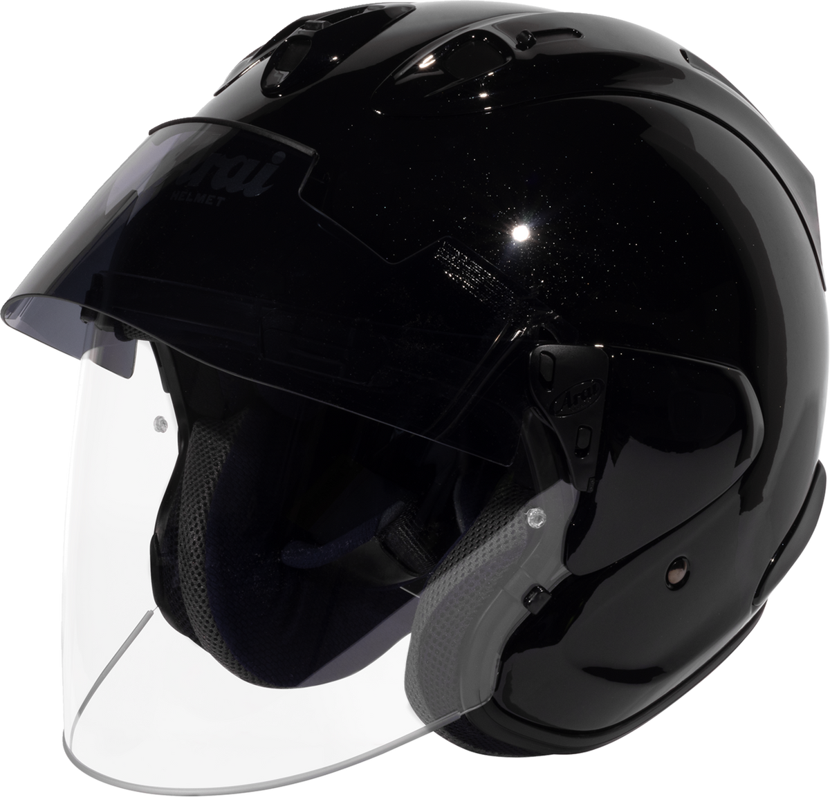 ARAI Helmets Ram-X Helmet - Black / Diamond Black / Gloss / L