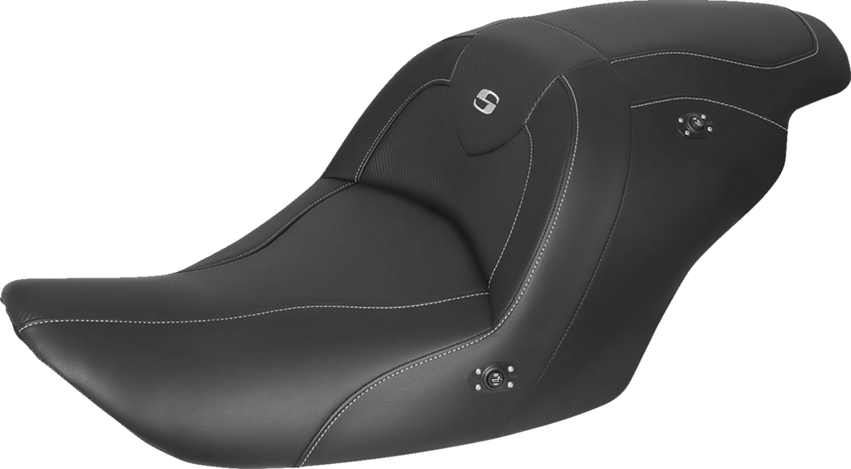 Saddlemen Roadsofa™ Carbon Fiber Heated Seat - Black - Without Backrest - GL1800 '14-'17
