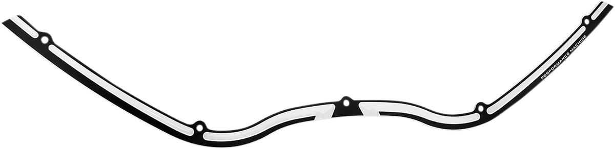 Performance Machine (PM) Windshield Trim - Scallop - Contrast Cut - FLTR '98-'13
