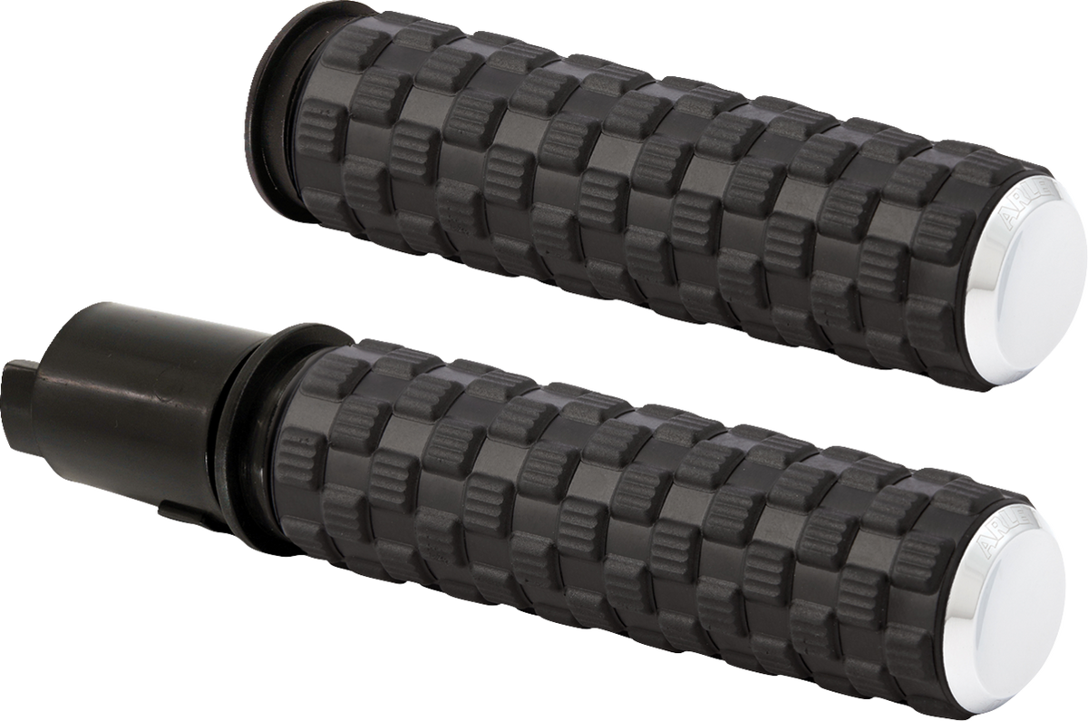 Arlen NESS Air Trax Grips - TBW - Chrome