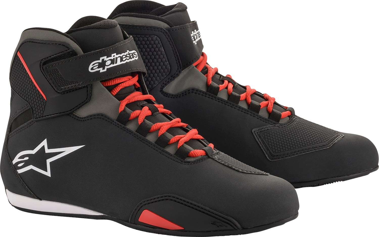 Alpinestars Sektor Shoes — Abrasion Resistant/Hook And Loop/Removable Anatomic Footbed
