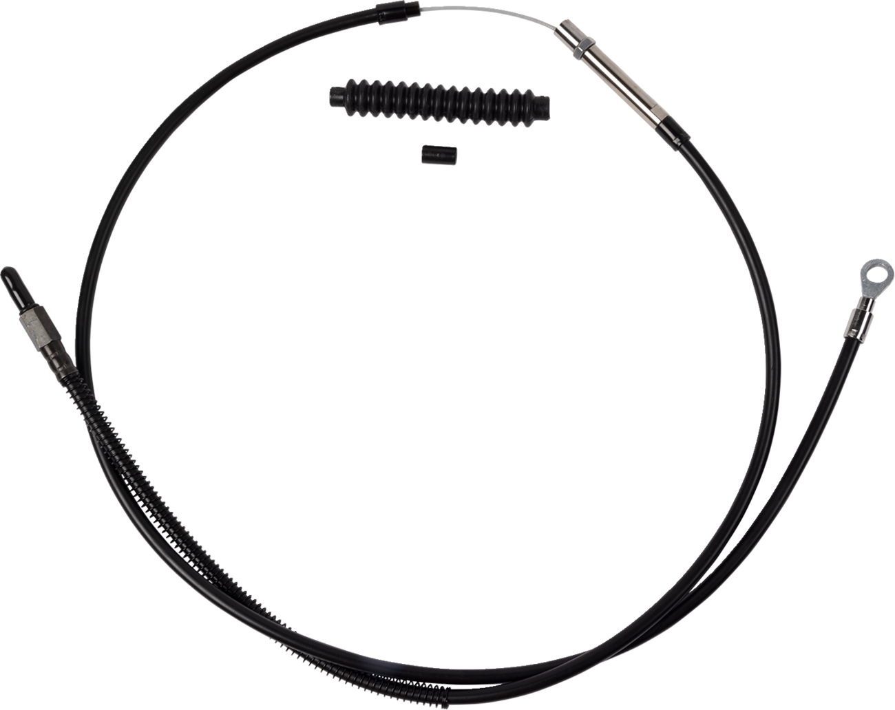 Barnett High-Efficiency Black Vinyl Clutch Cable - +8" Size
