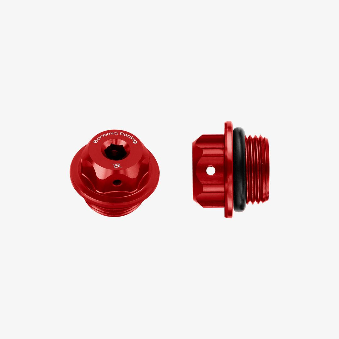 Bonamici Racing Oil Cap - M20x1,5 - Red