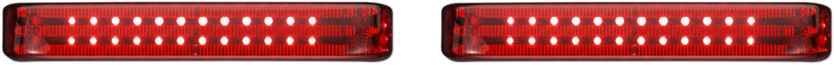 Custom Dynamics Saddlebag Lights - SS6 - Black/Red