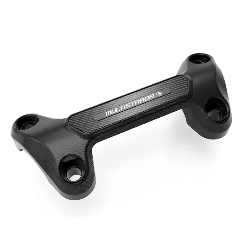 Ducabike DBK Carbon Fiber 3D Handlebar Clamp Multistrada V4 V4S Pikes Peak V4RS - Black