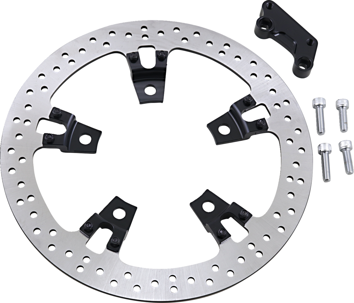 Arlen NESS Big Brake Rotor - 14" - Front Left - Touring