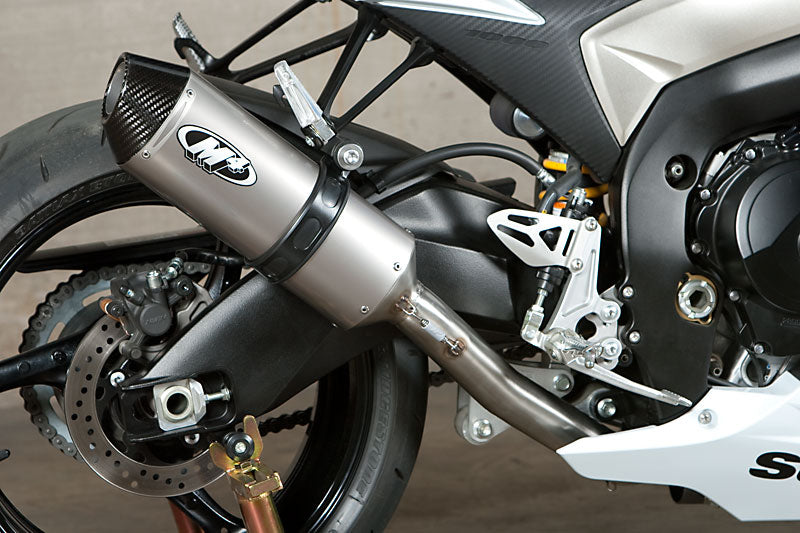 M4 Exhaust 2009-11 GSXR 1000 Race Titanium Detail