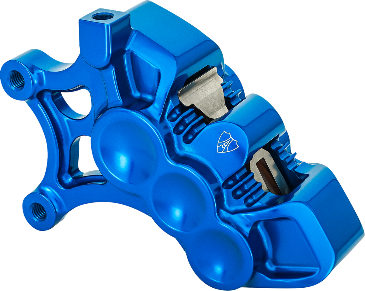 Arlen NESS Monoblock Axial Brake Caliper - 14" - Left - Blue
