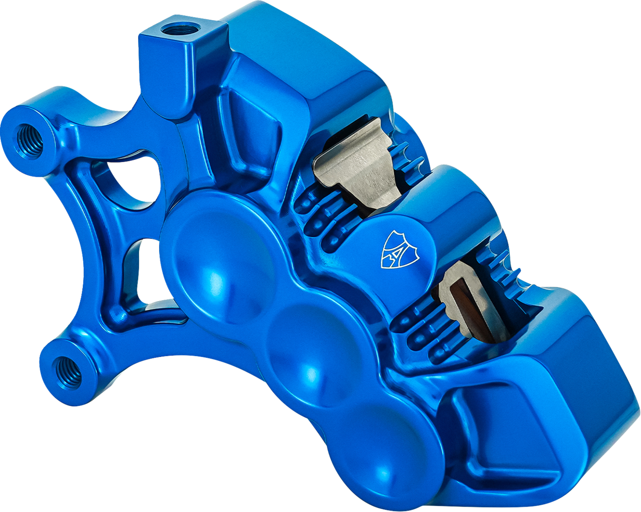 Arlen NESS Monoblock Axial Brake Caliper - 14" - Left - Blue