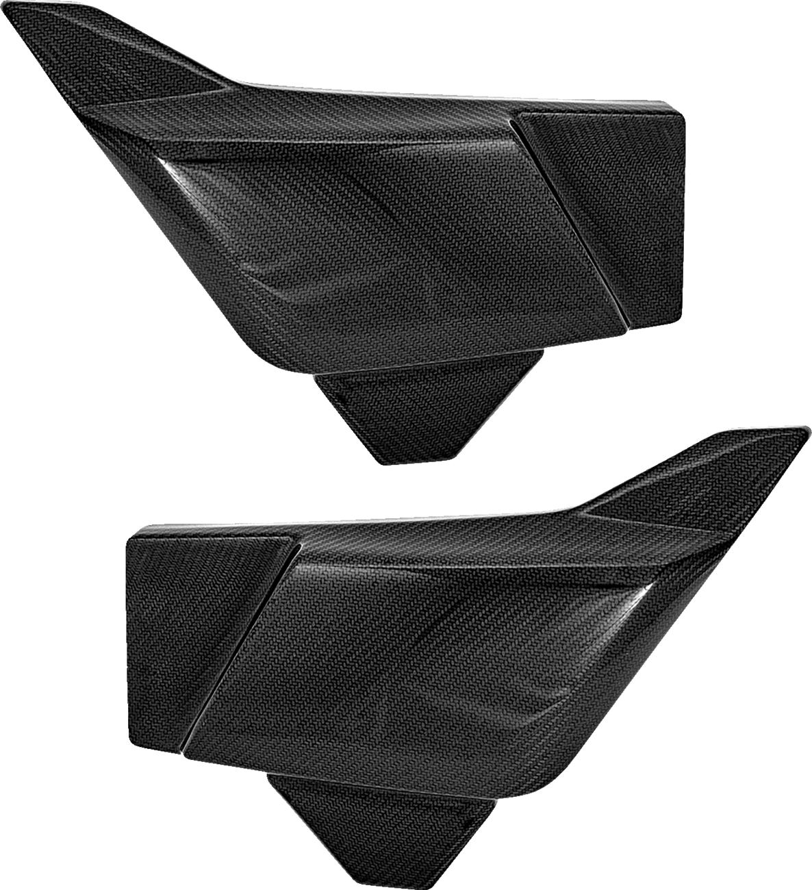 Saddlemen Side Cover - Carbon Fiber/Gloss