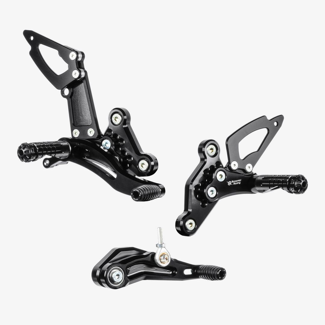 Bonamici Racing Adjustable Rearsets - Yamaha MT-07 - FZ07