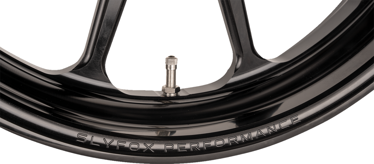 Slyfox Wheel - Track Pro - Front - Dual Disc/With ABS - Black - 17x3.5