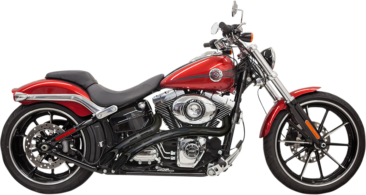 Bassani Xhaust Sweeper Exhaust - Black/Black