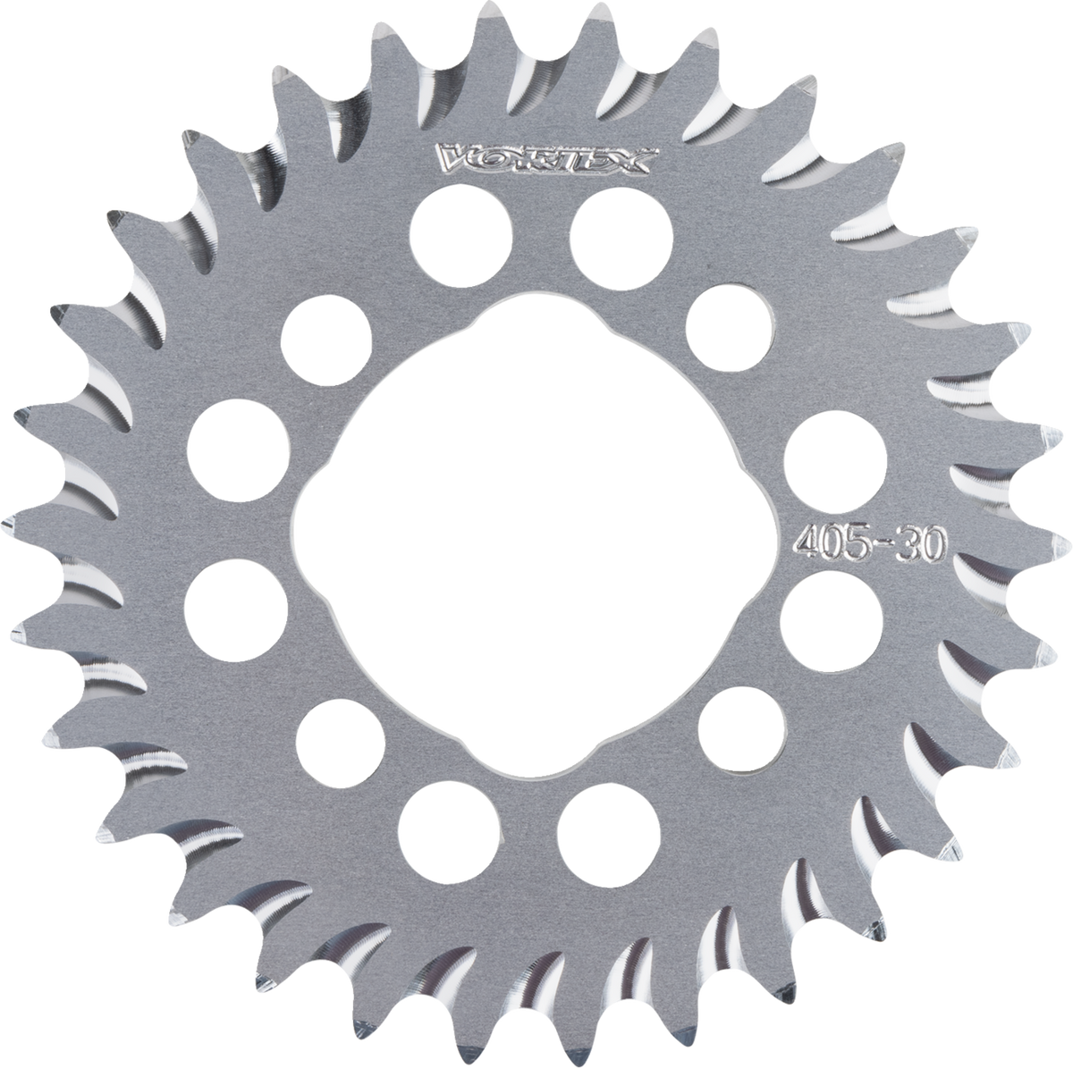 Vortex Rear Sprocket - Aluminum - 30 Tooth - Silver - Z 125 Pro
