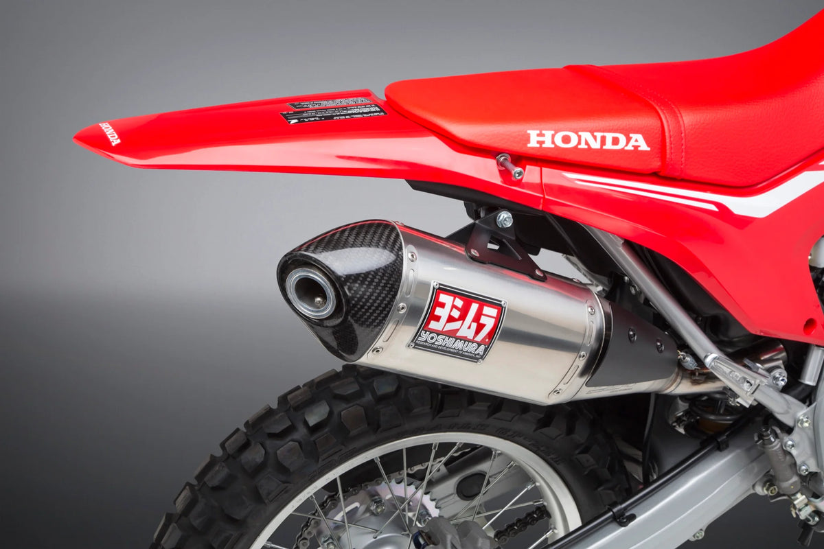 Yoshimura CRF250L/Rally 17-20 Race RS-4 Stainless Slip-On Exhaust, W/ Stainless Muffler