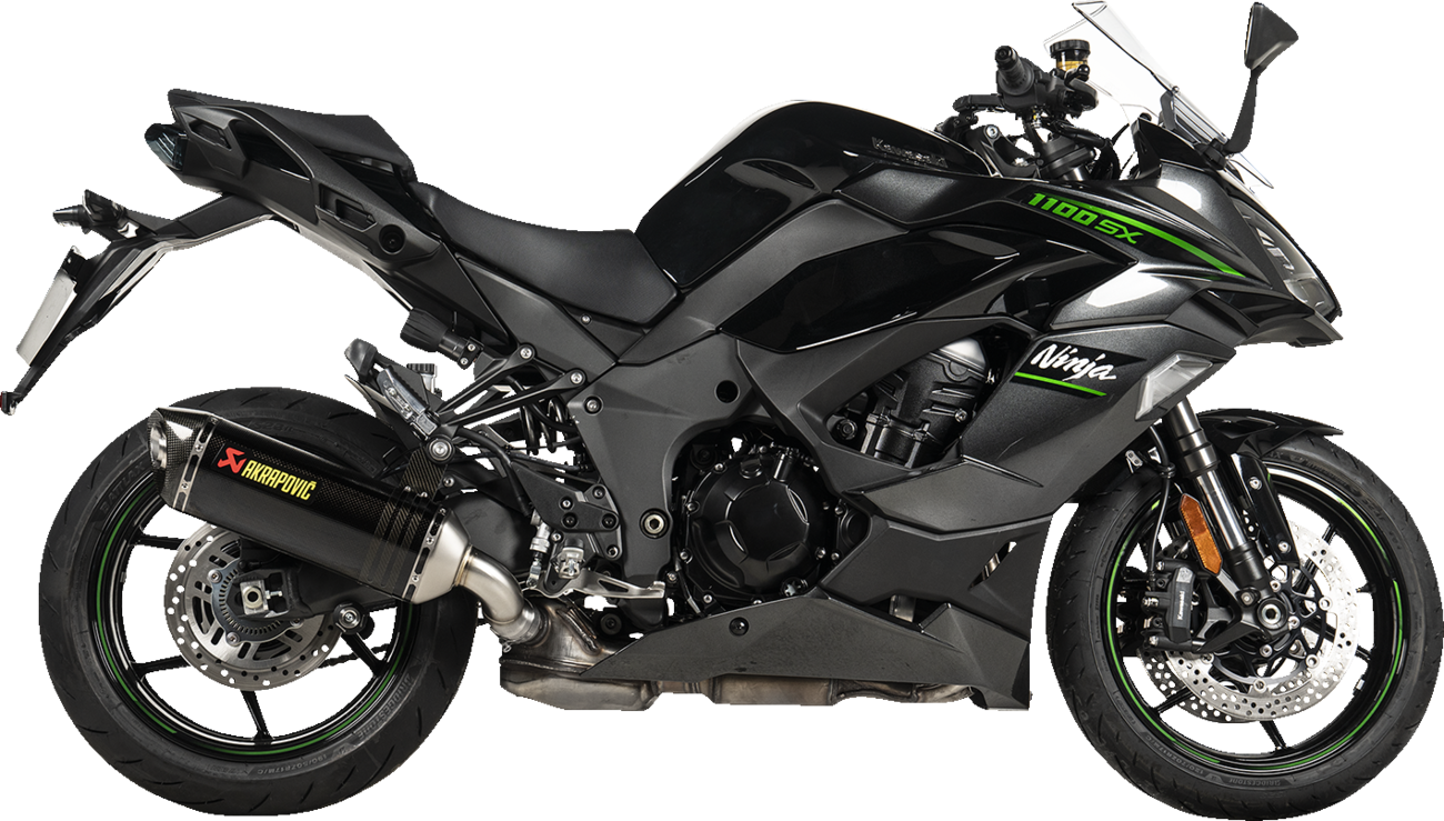 Akrapovic Slip-On Line Muffler - Carbon Fiber - Kawasaki Ninja 1000 SX & Ninja 1100 SX