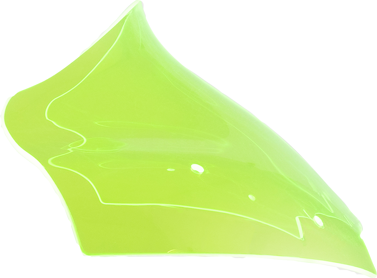 Klock Werks Ice Flare® Windshield - 10" - Green Ice - '23-'25 FLTRX