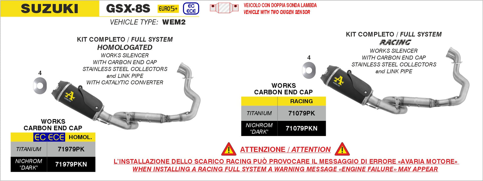 71079CC Racing Headers