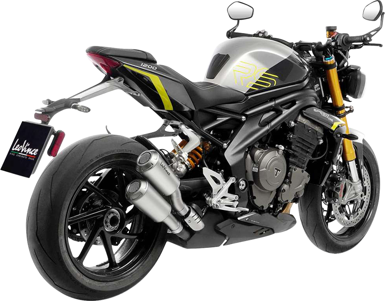 LeoVince LV-10 Slip-On Muffler - Triumph Speed Triple 1200 RR/RS/RX/SS